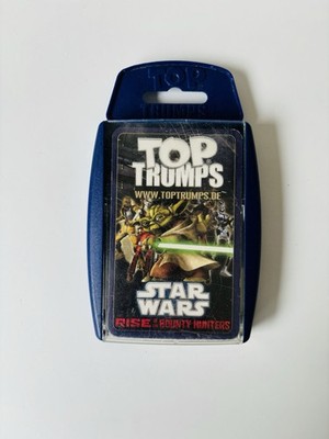 Top Trumps Star Wars Rise of the Bounty Hunters Kartenspiel komplett Box
