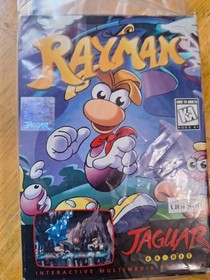 Rayman Atari Jaguar 64 Bit NEW EXTREMLY RARE Complete Authentic