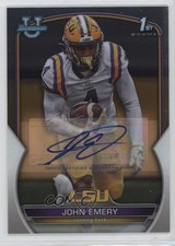 2022 Bowman U Chrome Chrome Prospect Auto John Emery Jr John Emery #67 Auto 1by6