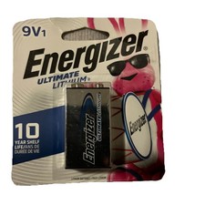 Energizer Ultimate Lithium 9V 10 Years Life 1 Pack