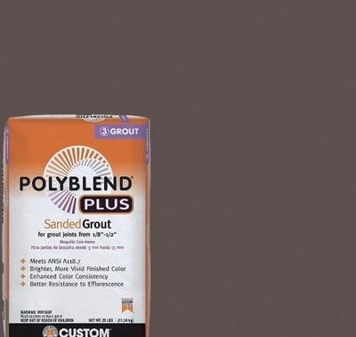 #ad Custom Building Products PolyBlend Plus Sanded Grout 25 lbs Brown Velvet #647 $32.00