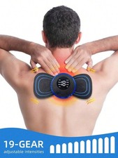 Portable Mini Electric Neck Massager Cervical Massage Pad Stimulator Pain Relief