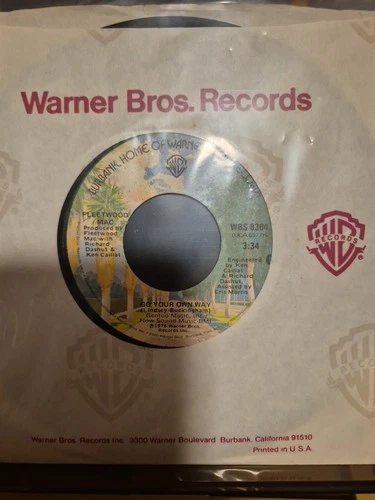 Fleetwood Mac - Silver Springs / Go Your Own Way 1976 Vinyl 7” Record 45