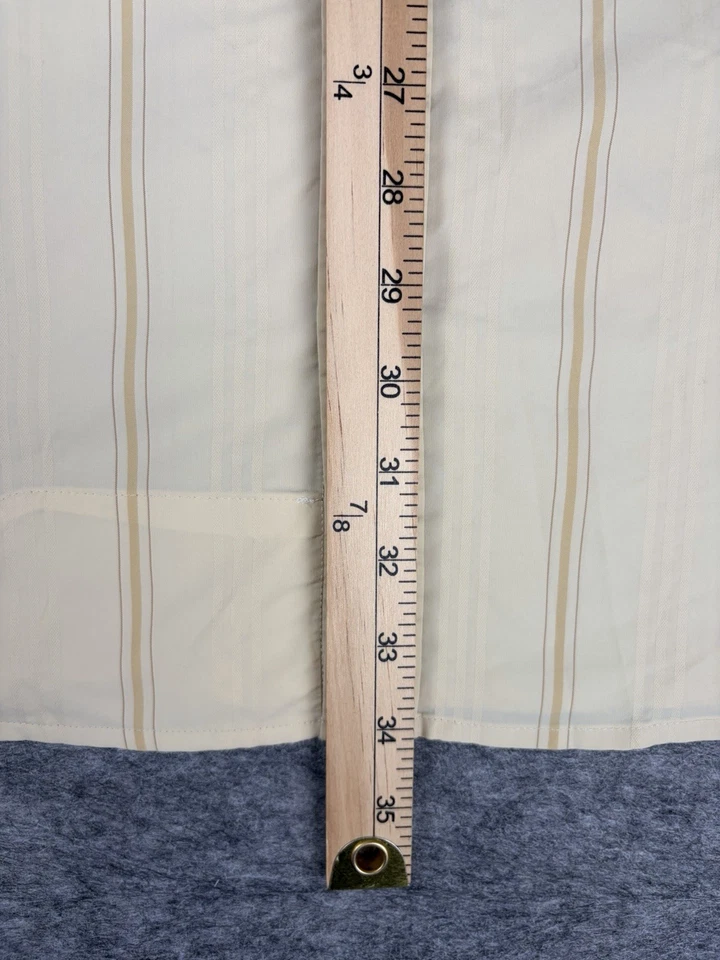 Howler Bros Shirt Mens 2XL Beige Striped H Bar B Tech Snap Long Sleeve Outdoors - Image 3 of 4