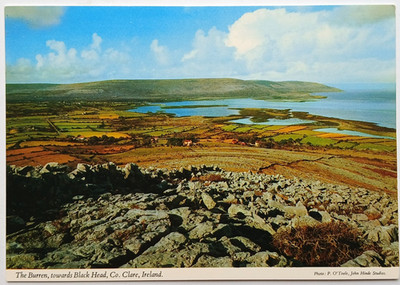 The Burren Black Head Co Clare Irland Postkarte - John Hinde - unbenutzt