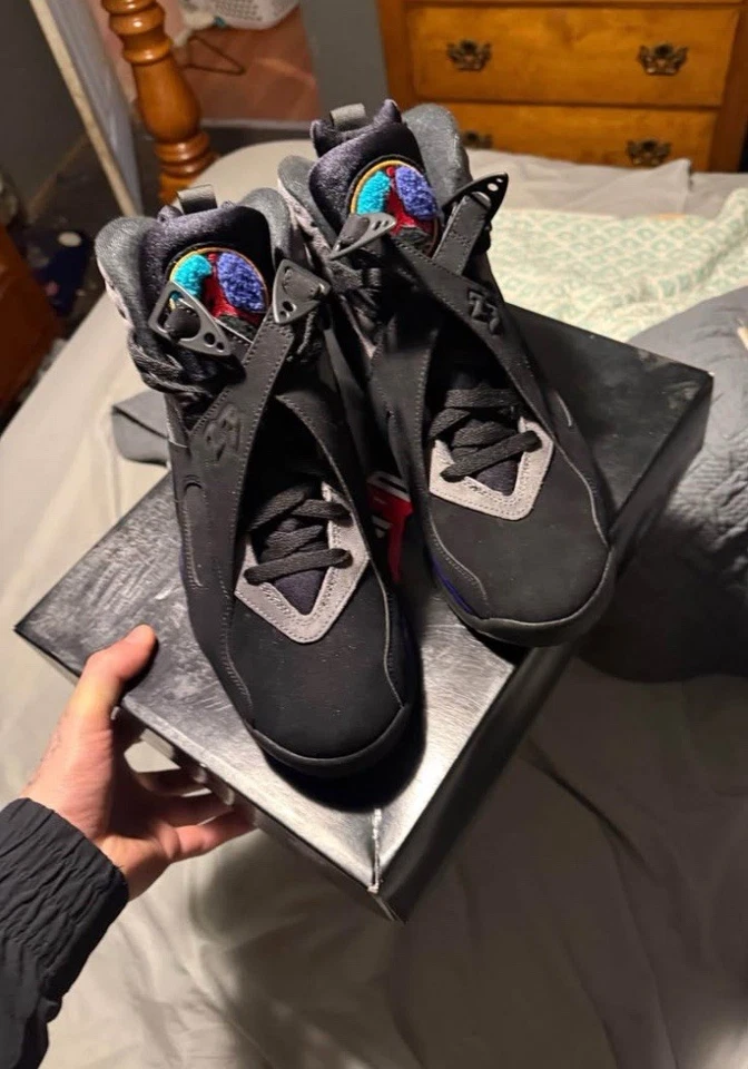 Talla 10 - Air Jordan 8 Retro 2025 Aqua Foto 4 de 4