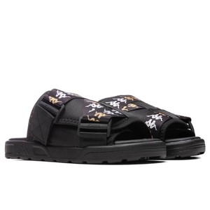 Acquista Kappa Pantaloni acetato banda 222 - Nero su