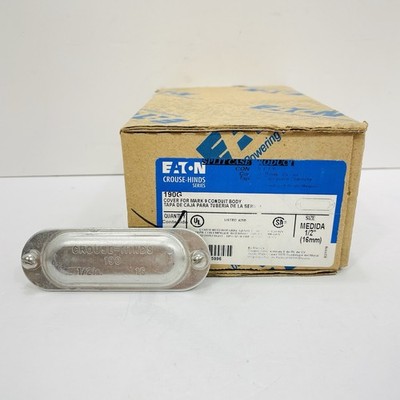 Eaton Crouse-Hinds 190G Mark 9 Aluminum 1/2'' Condulet Cover Integral Gasket