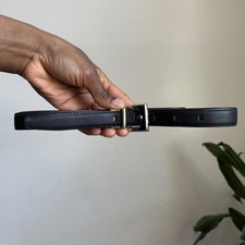 Vintage Calvin Klein reversible black/ brown Leather Belt size L