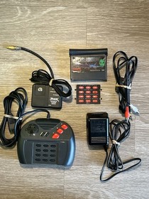 Atari Jaguar System Console Bundle Cybermorph Cartridge Original Box Inserts