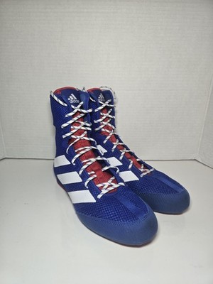 Adidas Box Hog 3 Blue White Red  FZ5306 Boxing Shoes Wmns 5 Boxer