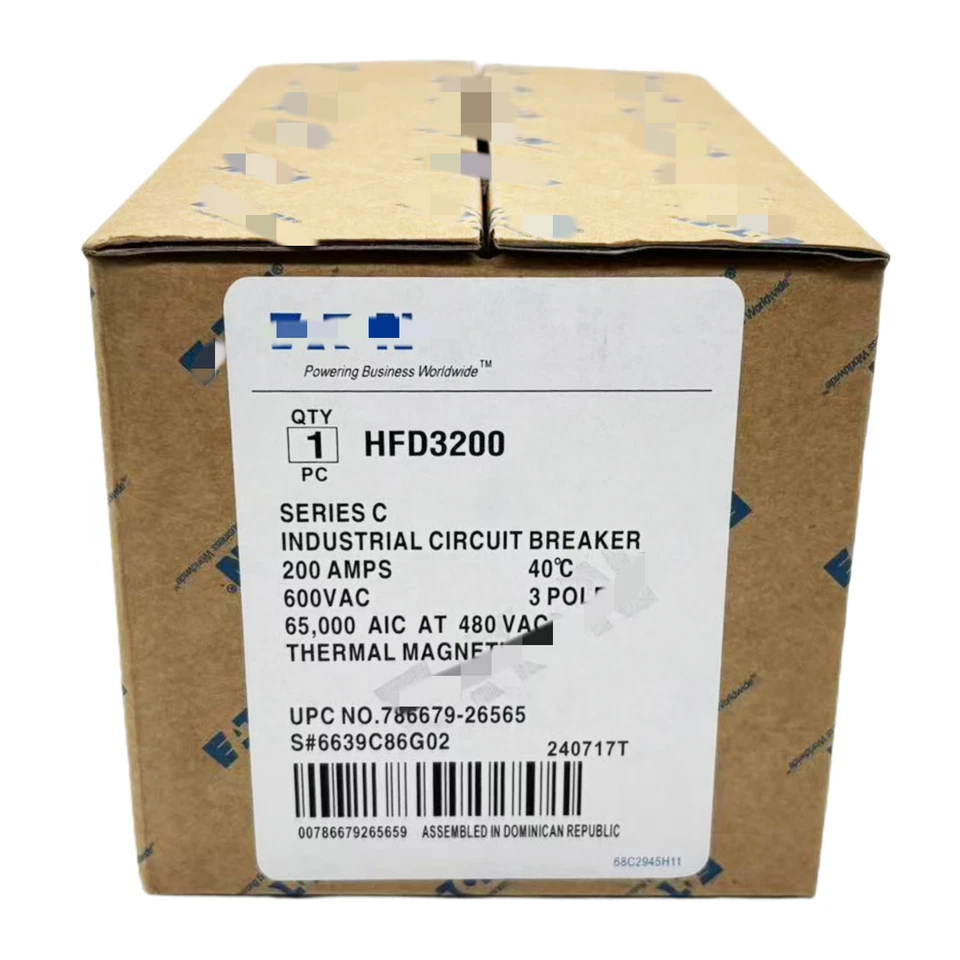 1PCS New HFD3200 Circuit Breaker for EATON US Stock - Image 2 of 4