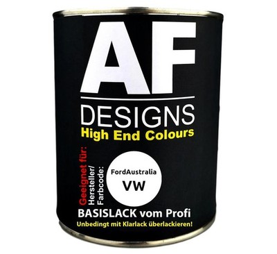 1L Autolack für FordAustralia VW Vibrant White  Autolack Spritzfertig