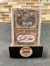 Topps 2025 Heavy Lumber Miguel Cabrera Autograph GAME USED Relic Bat Marlins SSP
