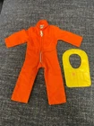 Vintage 1964 G. I. Joe Action Figure #7403 Air Adventurer Orange Pilot Jumpsuit