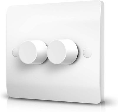 LED Dimmschalter, Hinterkante Doppeldimmer Lichtschalter für dimmbare LED/...