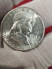 1951 Philadelphia Mint Franklin Silver Half Dollars Almost Uncirculated