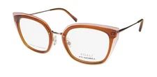 NEW KOALI 20074K GLASSES FRANCE FULL-RIM SQUARE MP09 BROWN METAL & PLASTIC