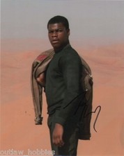 John Boyega Star Wars Autographed Signed 8x10 Photo COA B