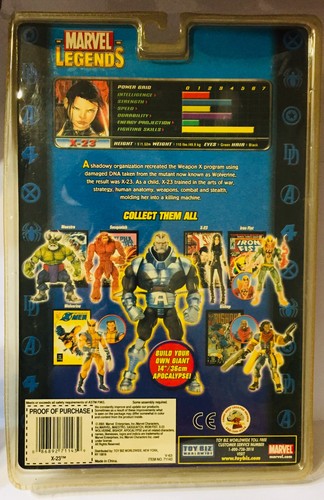 Marvel Legends Apocalypse Series X 23 Violet Figure + Fumetto X MEN Wolverine - Foto 3 di 5