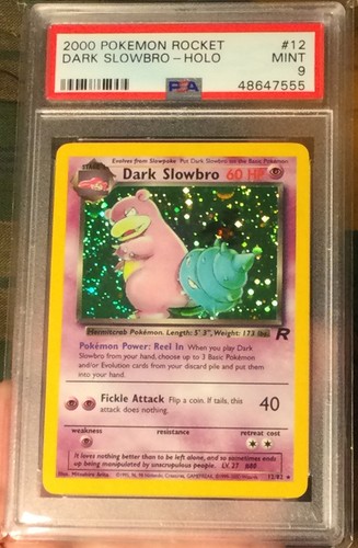 Dark Slowbro (Unlimited) graded PSA 9 for sale on eBay