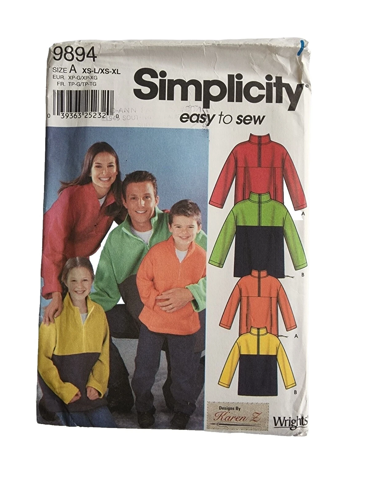 Simplicity Patterned Paper Sewing Patterns