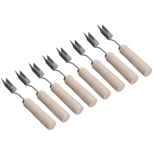7 Pcs Pineapple Fork Stainless Steel Pineapple Cutter Ananas Peeler Fruit Cutter image