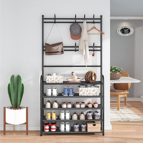 Heavy Duty Clothing Garment Rack Rolling Clothes Organizer Double Rails Hanger - Picture 6 of 37