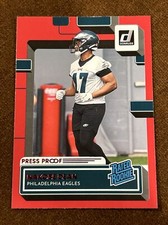 2022 Donruss Nakobe Dean Press Proof Red Rated Rookie SP No. 387 PHI Eagles