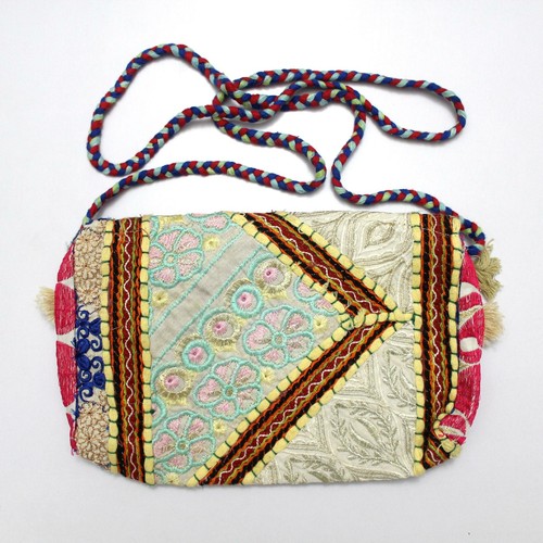 Vintage Tribal Banjara Indian Handmade Ethnic Women Purse Bohemian Clutch Bag i - Picture 3 of 4