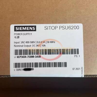 ONE New Siemens Power Supply 6EP3434-7SB00-3AX0