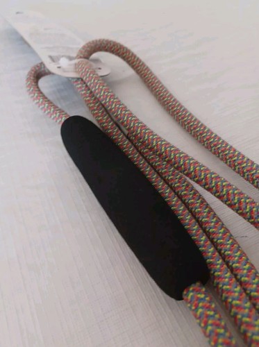Youly REFLECTIVE ROPE LEASH MULTI Nylon - Soft 1/4" Diameter Five Feet Long. - Picture 2 of 5