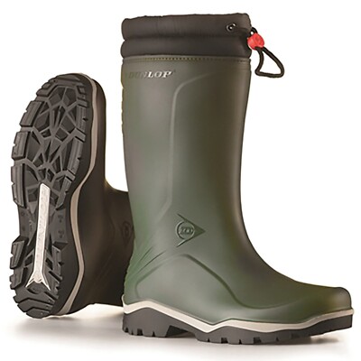 DUNLOP BLIZZARD GREEN WELLINGTON BOOTS,TOGGLE TIE