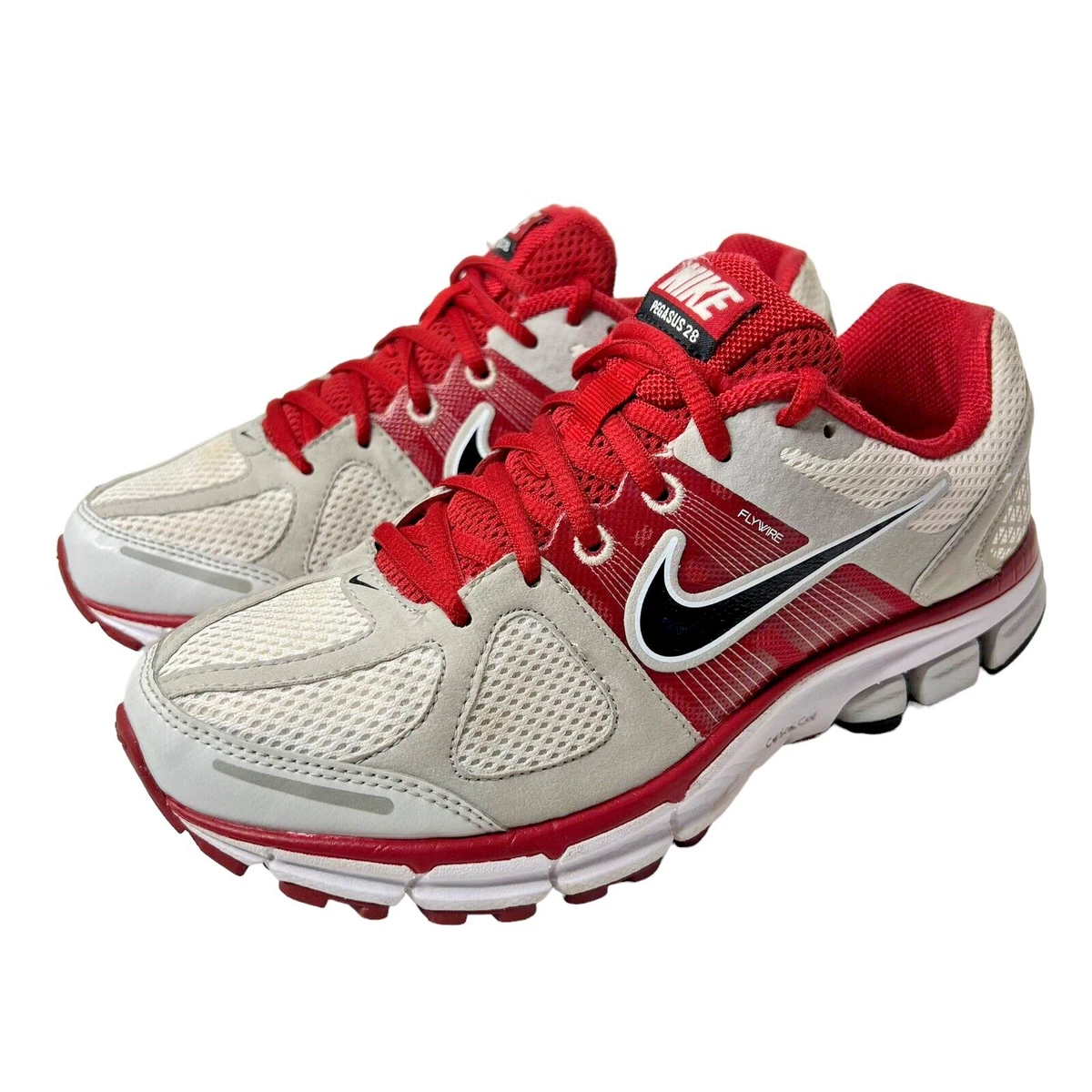 mecanismo Puerto marítimo Marchitar Nike Pegasus 28 Flywire Cushion Zoom Air Running Shoes Red Women&#039;s  Size US 8.5 | eBay