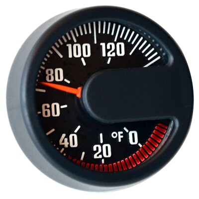 Mini Fahrenheit Aussenthermometer selbstklebend mit Frostmarkierung