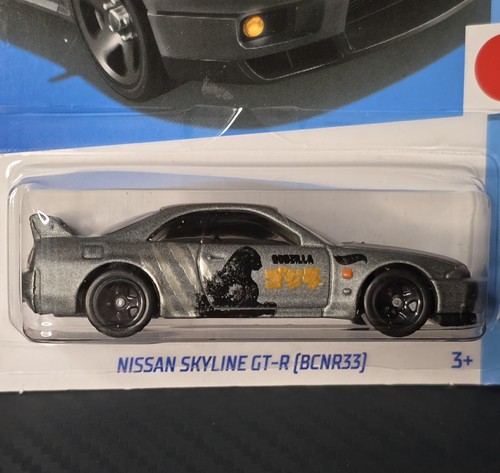 Hot Wheels Nissan Skyline GT-R BCNR33 Gris Negro Godzilla Elevado Error Variación - Imagen 3 de 9