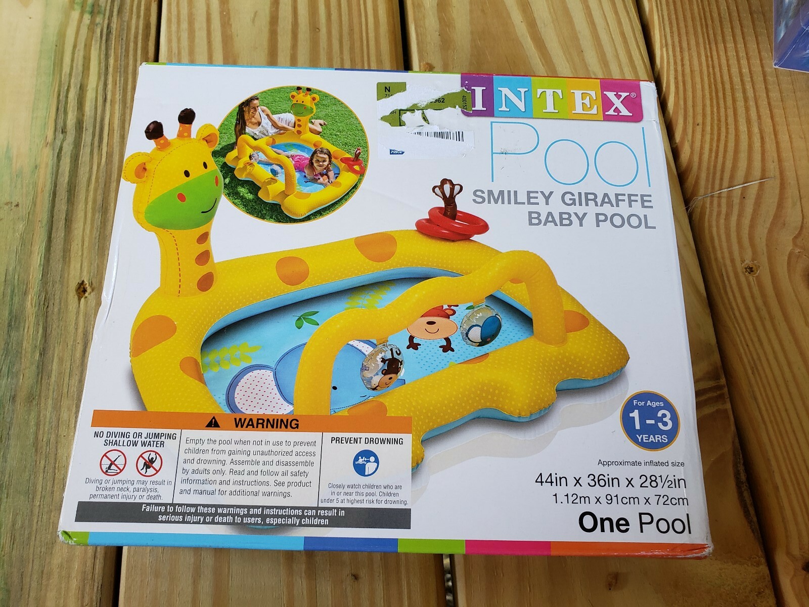 intex giraffe pool