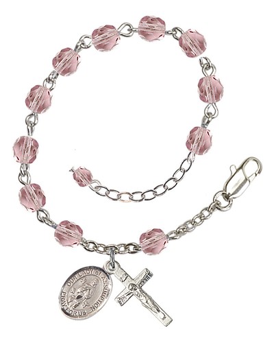 TÚ ELIGES Pulsera Rosario Mujer Santa Plata Bienaventuranza Junio Piedra Natal NUEVO - Imagen 111 de 140