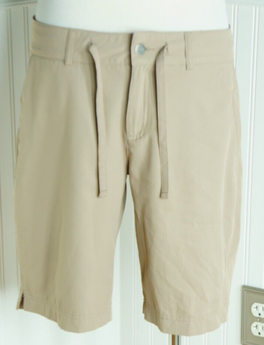 Magellan Outdoors Shorts Womens L Khaki Long Drawstring Pockets 36" Waist - Zdjęcie 1 z 4