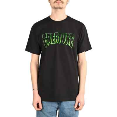Kreatur Logo Outline S/S T-Shirt - Schwarz