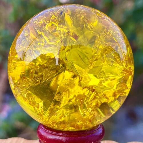 156G Titanio Natural Arco Iris Cuarzo Esfera Cristal Bola Curación - Imagen 11 de 24