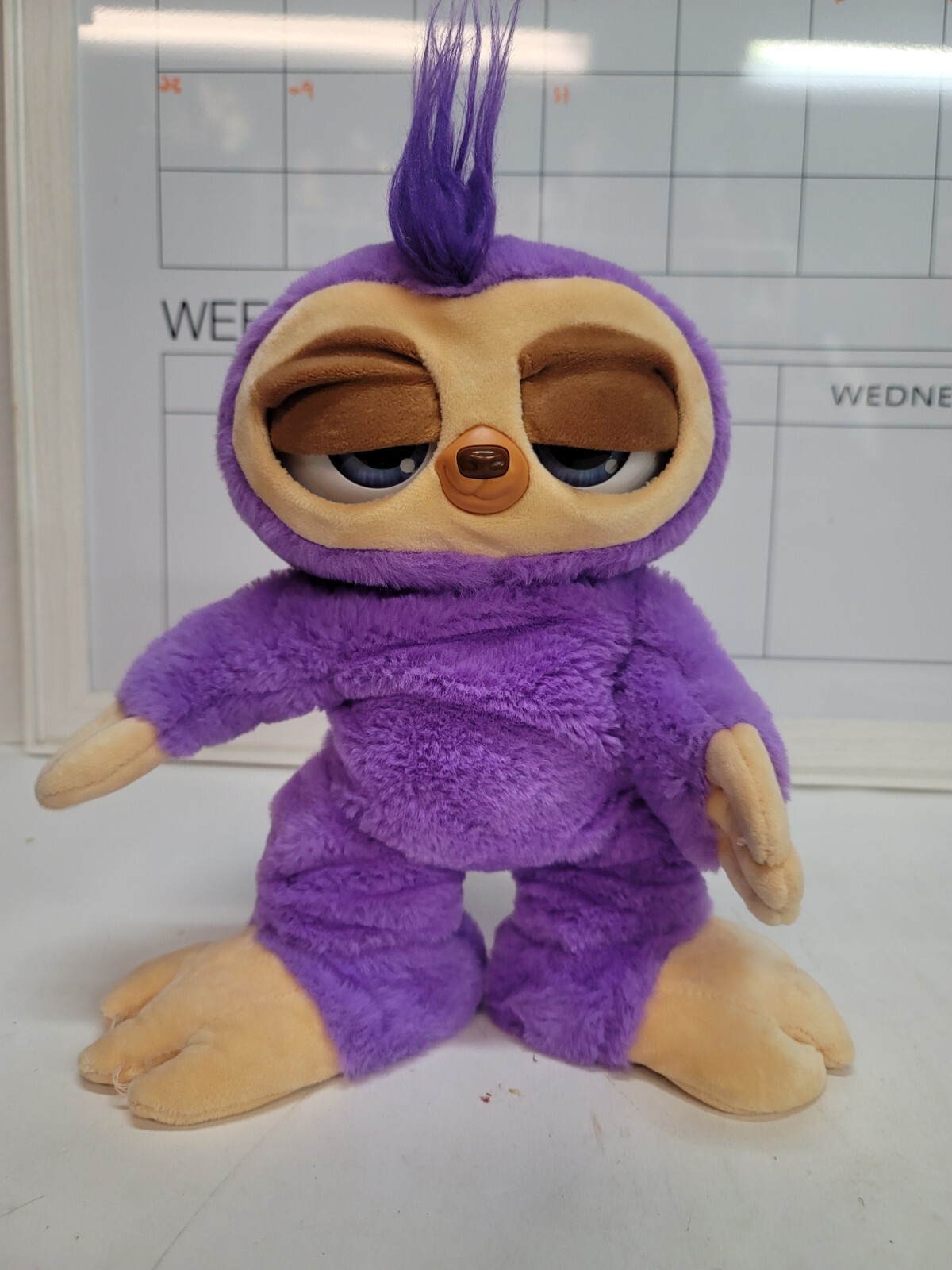 Zuru Pets Alive Purple FIFI The Flossing Sloth DANCING PLUSH Tested 
