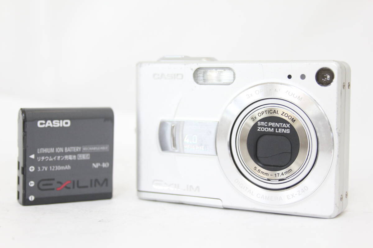 Casio Exilim EX-Z40 3x Compact Digital Camera with Battery