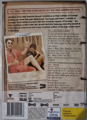 Hamish & Andy DVD Caravan of Courage & Gap Year Asia New Sealed - Picture 2 of 4
