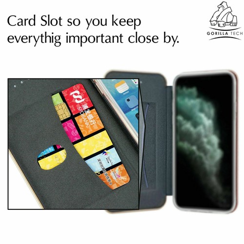 Leather Flip Wallet Case For Galaxy S23 Ultra, S23, S22, S21 Premium Perfect Fit - Picture 23 of 67