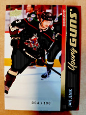 JAN JENIK EXCLUSIVES YOUNG GUNS 2021-22 UPPER DECK ROOKIE 094/100 SP RC #463