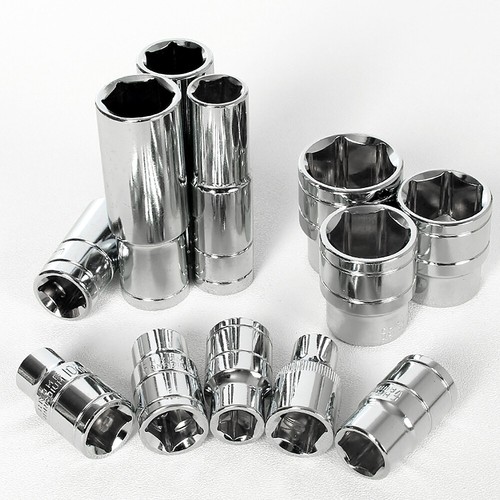 1/2" Square Drive Impact CR-V Set Metric Socket 8mm-32mm Allen Key Hex Sockets - Picture 12 of 52
