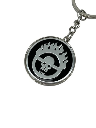 Mad Max Chrome Keychain Key Holder Fury Road War Boys Skull Furiosa Immortan Joe - Picture 2 of 3