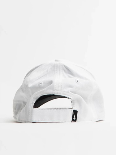 Nike Club Structured Swoosh Hat Size L/XL White Black Cap FB5625 100 - Picture 2 of 6
