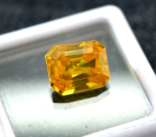 Certified Natural Untreated Yellow Sapphire VS Clarity Madagascar 7.00 ct Y458 - Picture 6 of 6